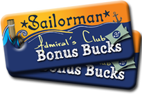 Bonus Bucks key cards: Click to learn more about our Admiral's club Bonus Bucks reward savings.