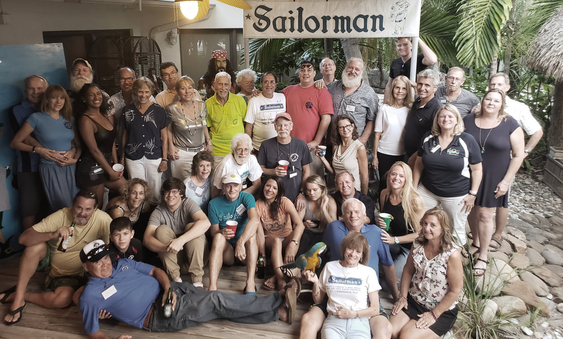 Picture of the Sailorman crew together at our 2019 crew reunion